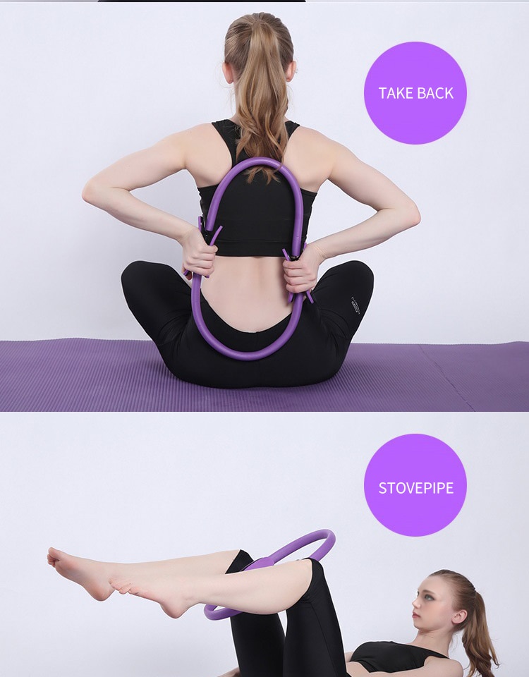 Yoga Circle Pilates Ring Magic Wrap Slimming Women Fitness Kinetic Resistance Circle Gym Workout Pilates Accessories 4Color Yoga Circle Pilates Ring Magic Wrap Slimming Women Fitness Kinetic Resistance Circle Gym Workout Pilates Accessories 4Color