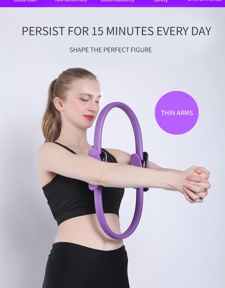 Yoga Circle Pilates Ring Magic Wrap Slimming Women Fitness Kinetic Resistance Circle Gym Workout Pilates Accessories 4Color Yoga Circle Pilates Ring Magic Wrap Slimming Women Fitness Kinetic Resistance Circle Gym Workout Pilates Accessories 4Color
