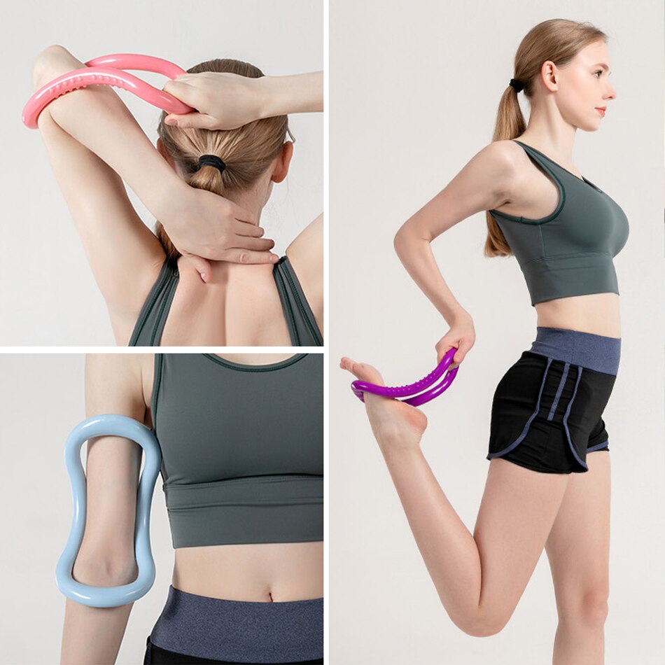 WorthWhile Yoga Magic Circle Gym Fitness Ring Loop Waist Shoulder Shape Pilates Bodybuilding  Home Exercise Training Accessories
