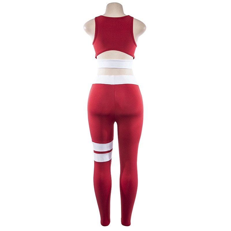Women's Solid Color Sports Set