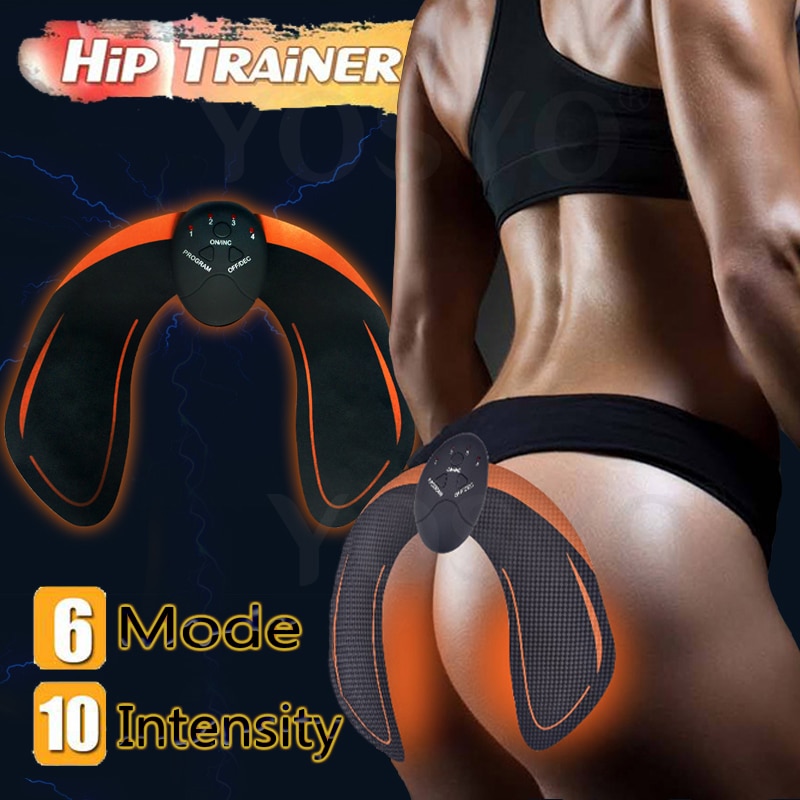 EMS Hip Trainer Muscle Stimulator ABS Fitness Buttocks Butt Lifting Toner Slimming Massager Unisex