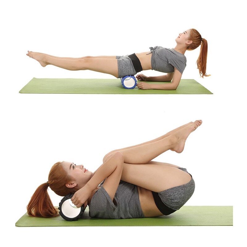 Yoga Column Gym Fitness Foam Roller Pilates Yoga Exercise Back Muscle Massage Roller Soft Yoga Block Muscle roller