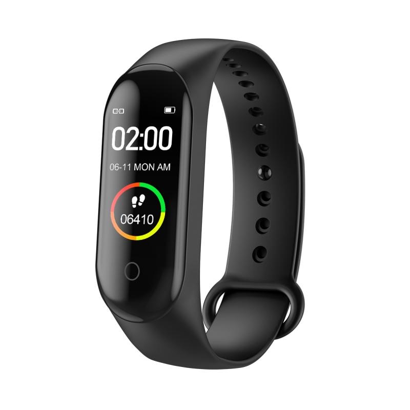 M4 Smart Pedometers Watch Bracelet Wristband Blood Pressure Fitness Tracker Heart Rate Smart Band Wristband Sports Pedometer