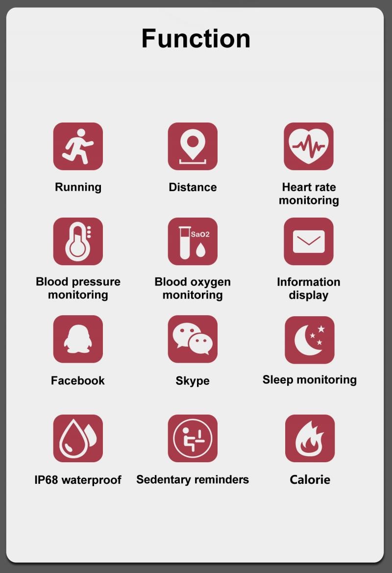 Smart Watch Bracelet Wristband Blood Pressure Fitness Tracker Heart Rate Band M4 Smart Band Wristband Pedometer Sports Bracelet