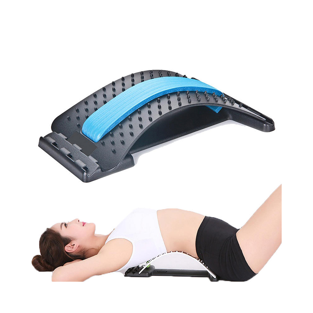 Stretch Equipment Back Massager Stretcher Fitness Lumbar Support Relaxation Mate Spinal Pain Relieve Chiropractor Messager