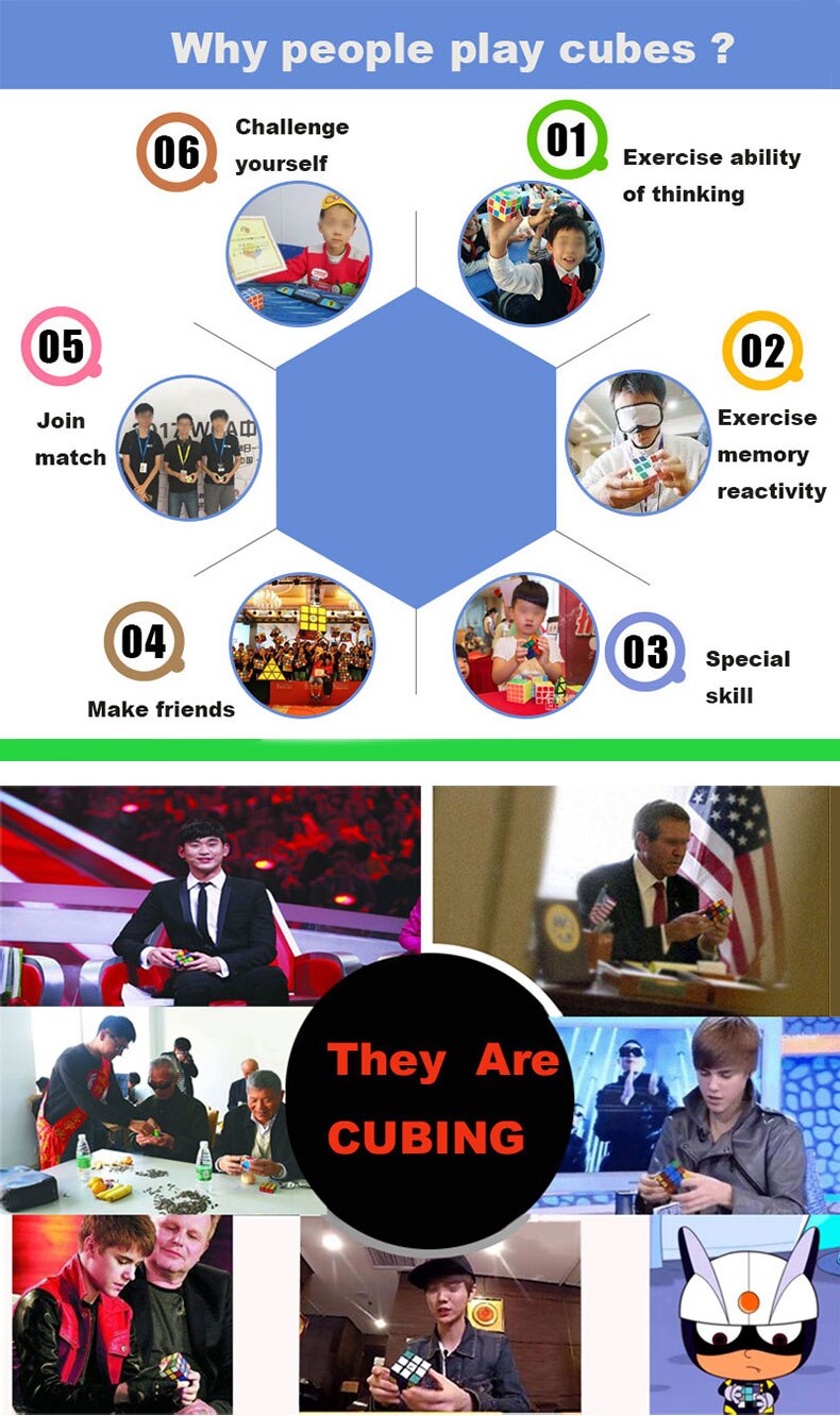 Original YJ MGC 6 Cube 6x6 magnetic magic cube yongjun MGC 6 magnets cubo magico puzzle speed cubes educational toys for kids