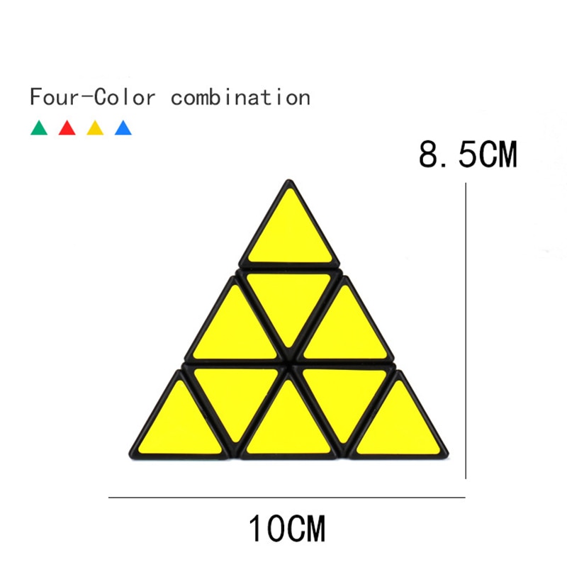 Triangle Classic Professional Speed Pyramid magic cubes Puzzle cubo magico toys for children