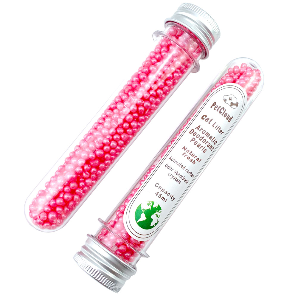 4 Aromatic Cat Litter Deodorant Beads Odor Activated Carbon Absorbs Pet Removaling Excrement Stink Deodorizing Cleaning Supplies