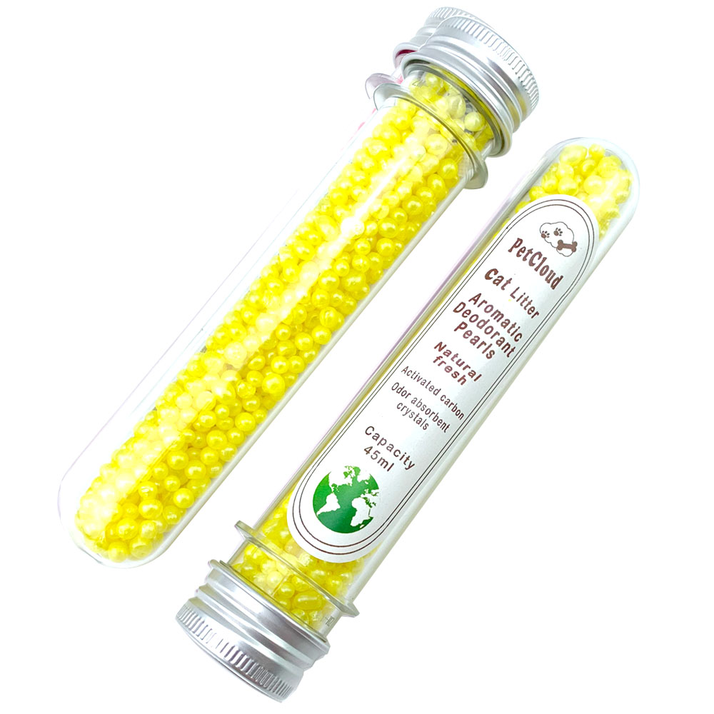 4 Aromatic Cat Litter Deodorant Beads Odor Activated Carbon Absorbs Pet Removaling Excrement Stink Deodorizing Cleaning Supplies