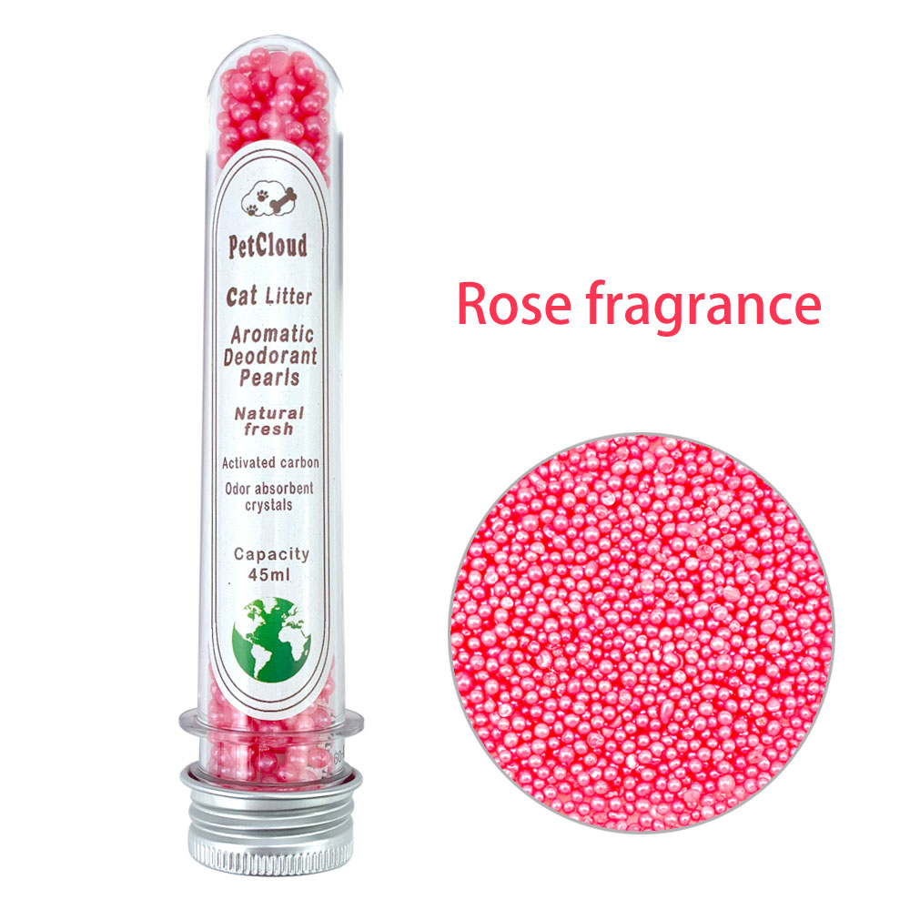 4 Aromatic Cat Litter Deodorant Beads Odor Activated Carbon Absorbs Pet Removaling Excrement Stink Deodorizing Cleaning Supplies