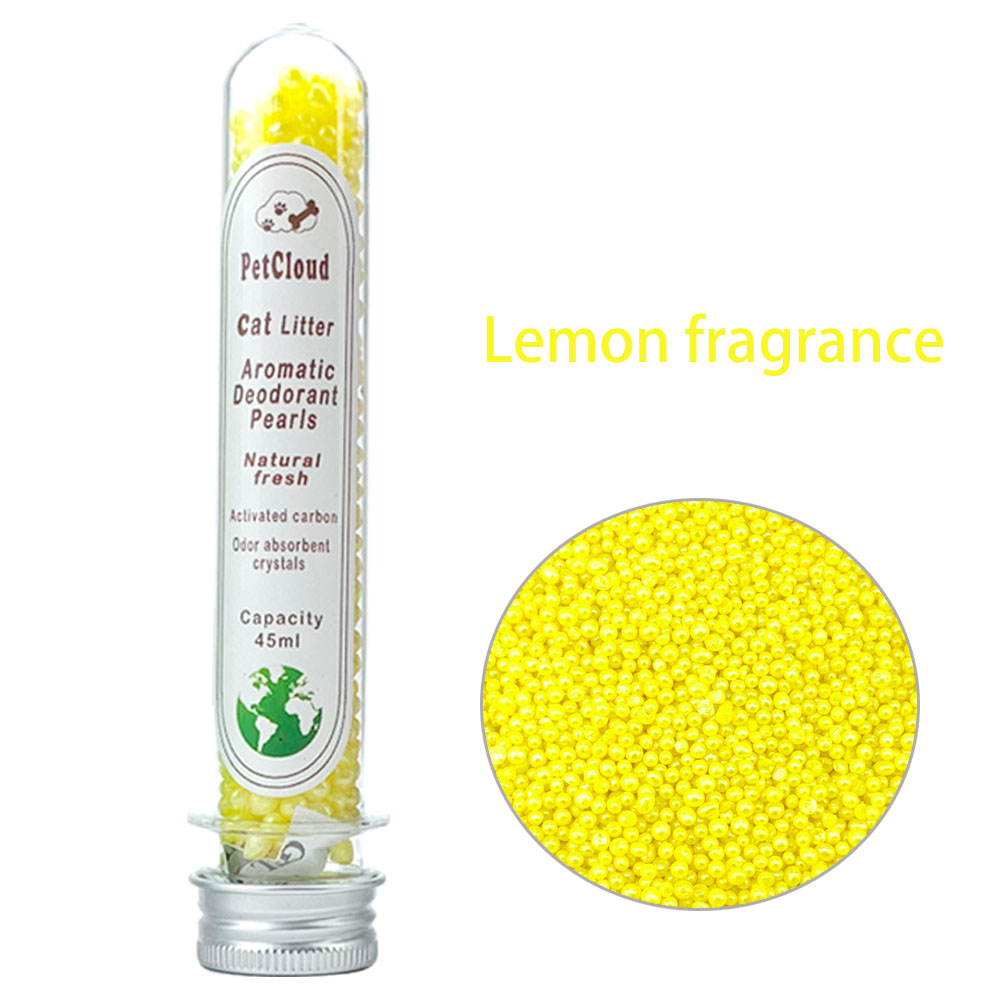 4 Aromatic Cat Litter Deodorant Beads Odor Activated Carbon Absorbs Pet Removaling Excrement Stink Deodorizing Cleaning Supplies