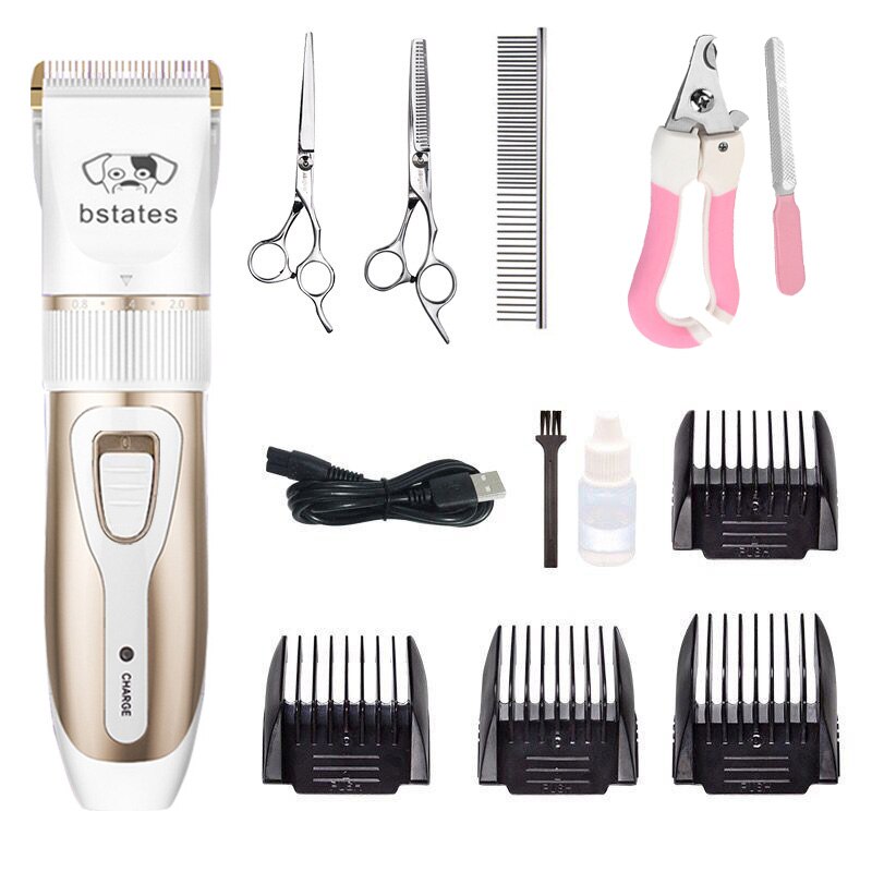 Dog Clipper Dog Hair Clippers Grooming (Pet/Cat/Dog/Rabbit) haircut Trimmer Shaver Set Pets cordless Rechargeable Professional