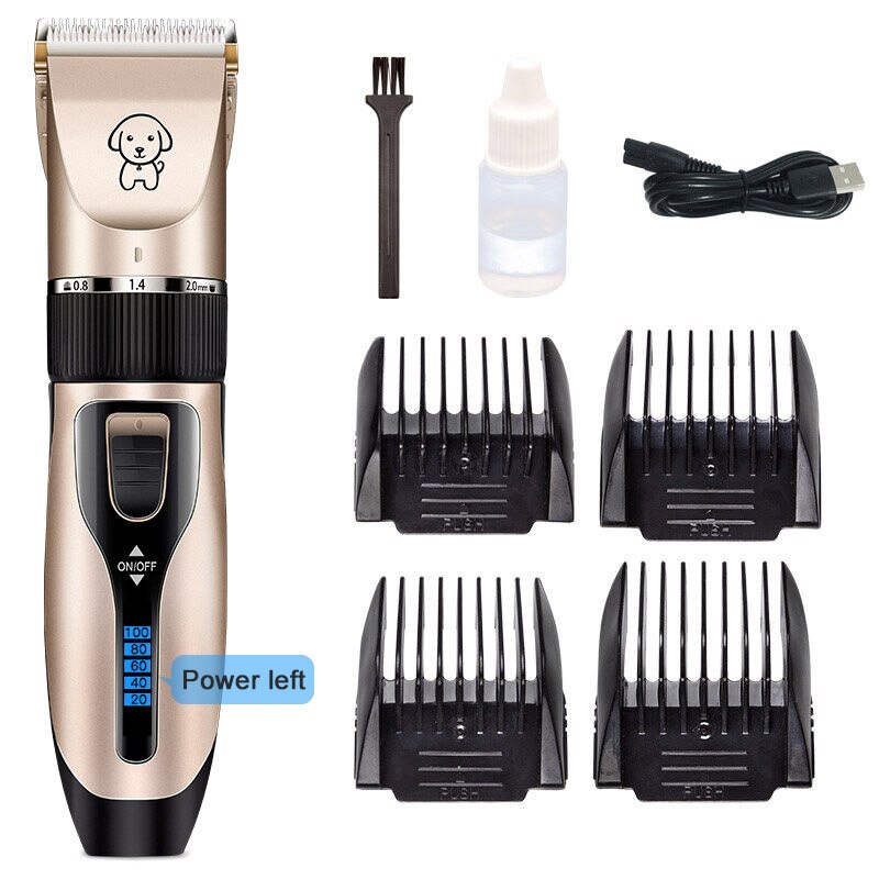 Dog Clipper Dog Hair Clippers Grooming (Pet/Cat/Dog/Rabbit) haircut Trimmer Shaver Set Pets cordless Rechargeable Professional