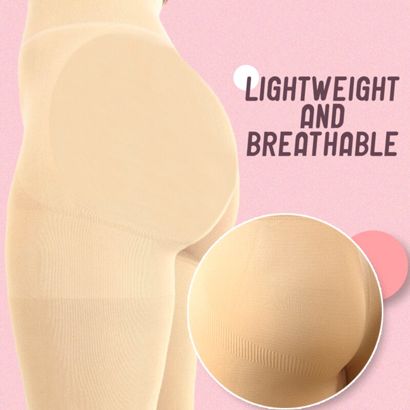 Hot 2-in-1 Hip Belly Shapewear High Waist Seamless Breathable Booty Lift Tummy Control N66