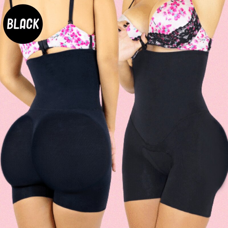 Hot 2-in-1 Hip Belly Shapewear High Waist Seamless Breathable Booty Lift Tummy Control N66