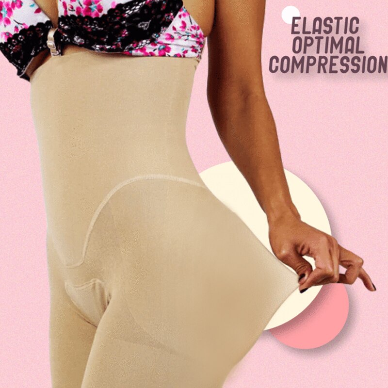 Hot 2-in-1 Hip Belly Shapewear High Waist Seamless Breathable Booty Lift Tummy Control N66