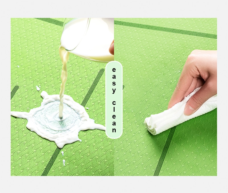 TPE Yoga Double Layer Non-Slip Mat Yoga Exercise Pad with Position Line For Fitness Gymnastics and Pilates