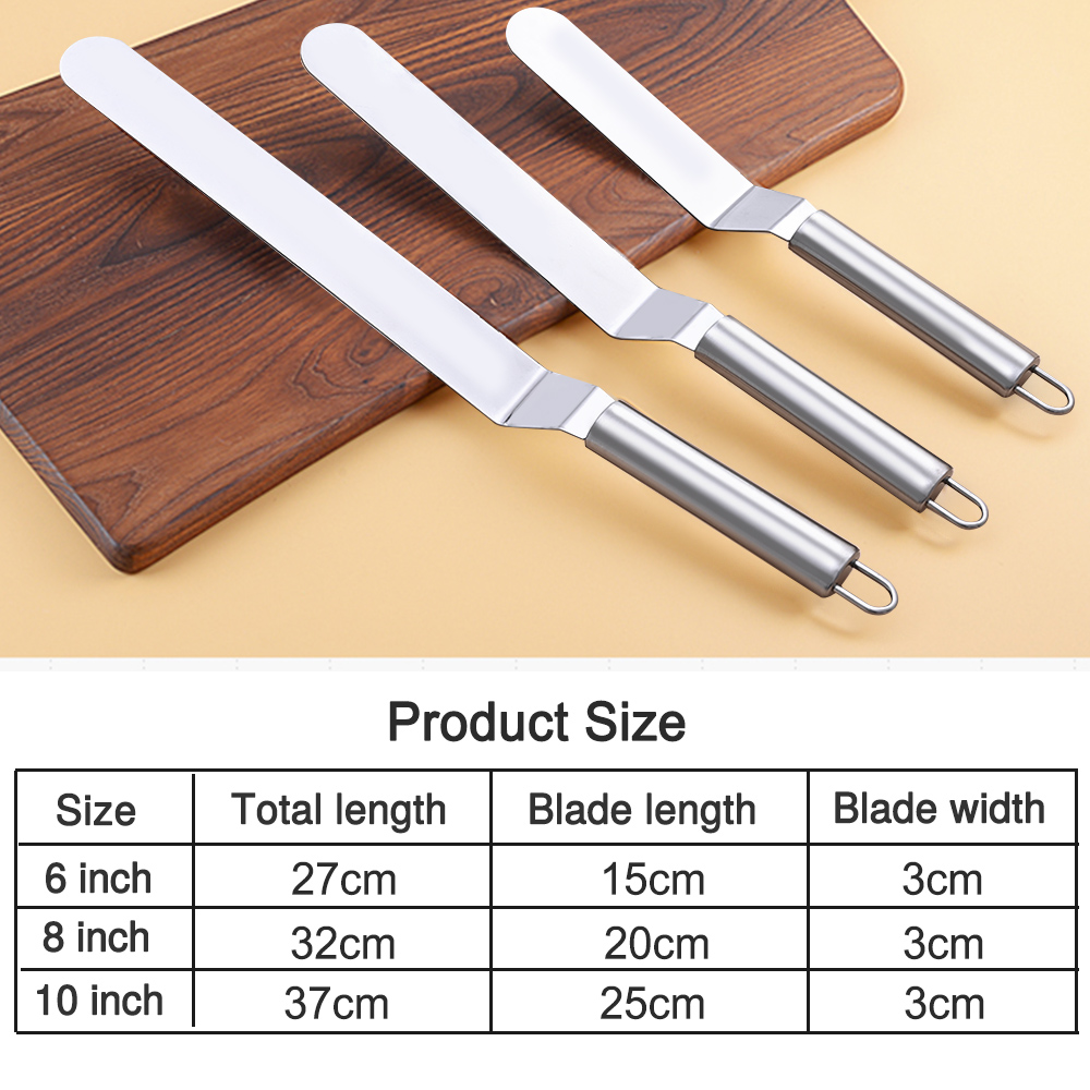 Cake Butter Cream Spatula Knife Stainless Steel Baking Pastry Spatula Cake Decorating Tools Kitchen Dining Bar Bakeware Access Cake Butter Cream Spatula Knife Stainless Steel Baking Pastry Spatula Cake Decorating Tools Kitchen Dining Bar Bakeware Access