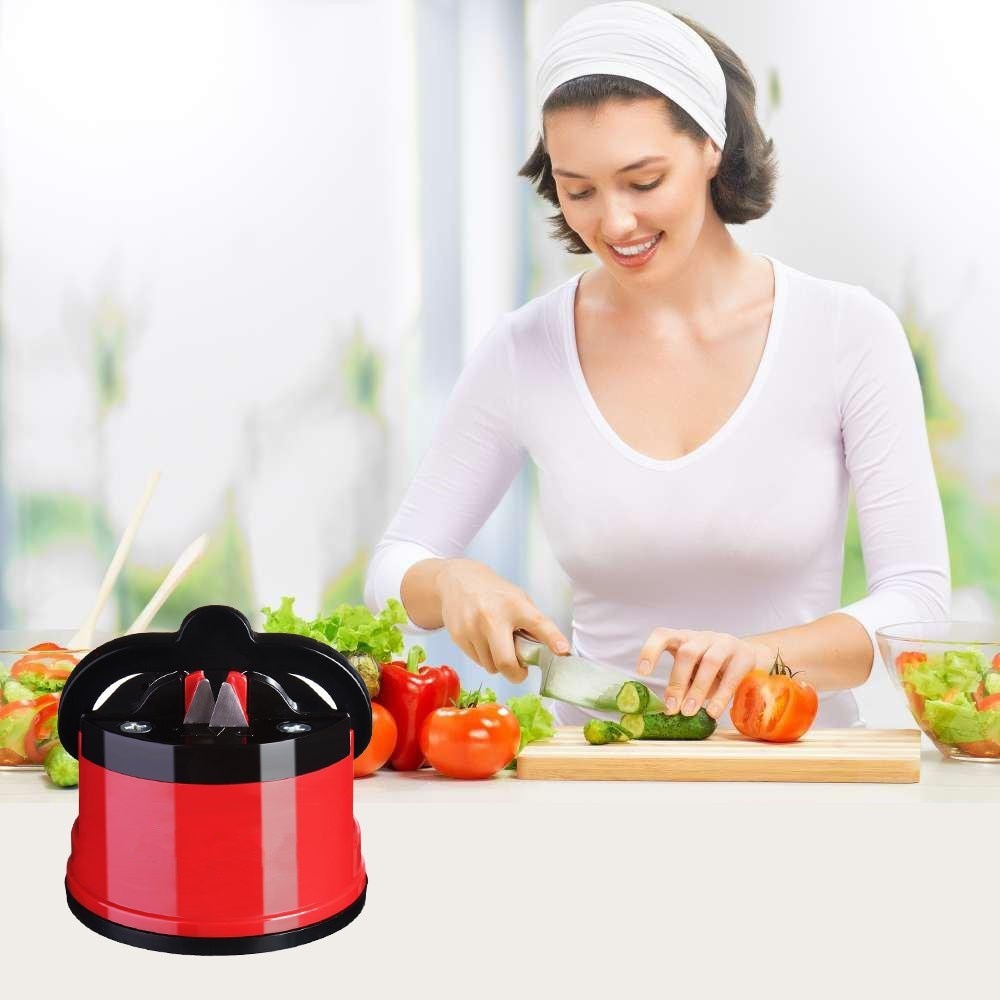 NUOTEN Brand Suction Knife Sharpener Sharpening Tool Easy and Safe to Sharpens Kitchen Chef Knives Damascus Knives Sharpener