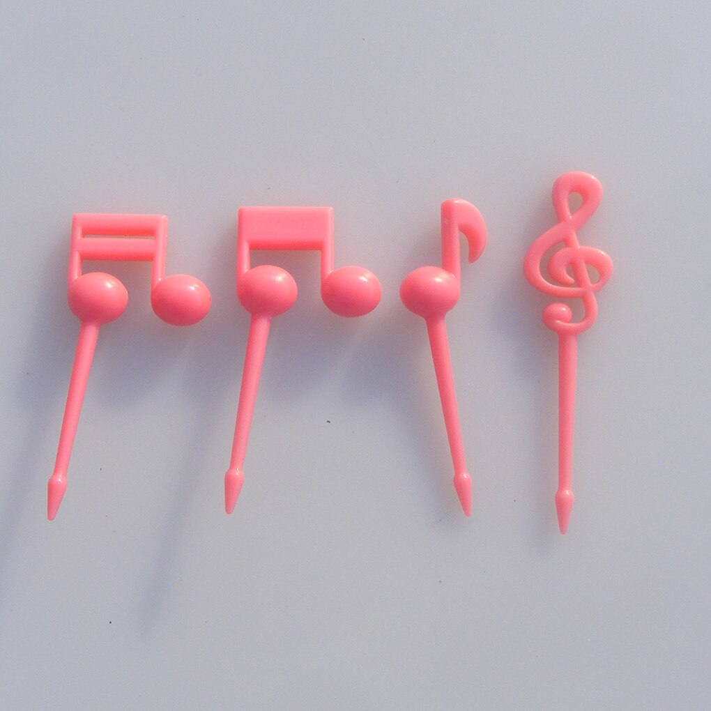 Animal Farm Fruit Fork Mini Cartoon Children Snack Cake Dessert Food Fruit Pick Toothpick Bento Lunches Party Decor Random Color