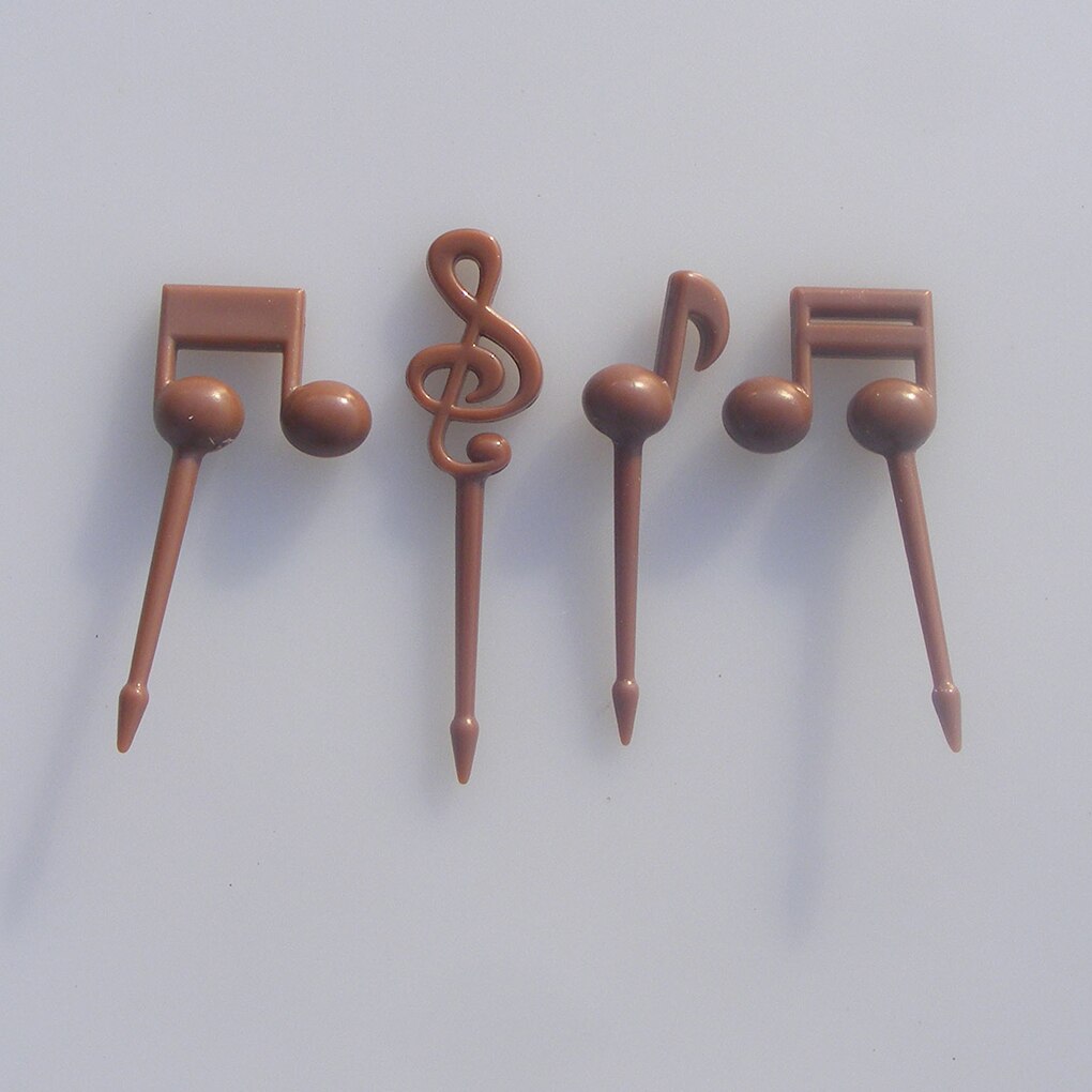 Animal Farm Fruit Fork Mini Cartoon Children Snack Cake Dessert Food Fruit Pick Toothpick Bento Lunches Party Decor Random Color