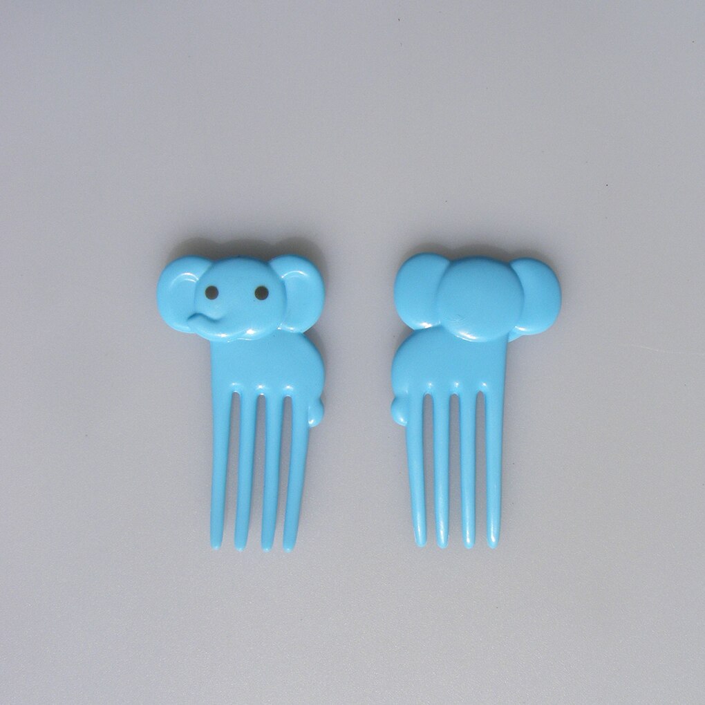 Animal Farm Fruit Fork Mini Cartoon Children Snack Cake Dessert Food Fruit Pick Toothpick Bento Lunches Party Decor Random Color