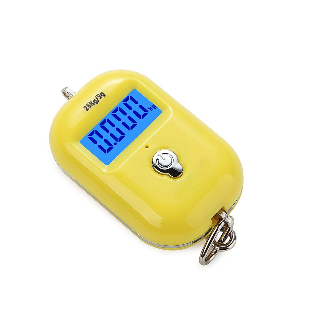 New 25Kg x 5g Digital Hanging Scale Mini Electronic Luggage Hook Scale LCD Backlight Kitchen Steelyard