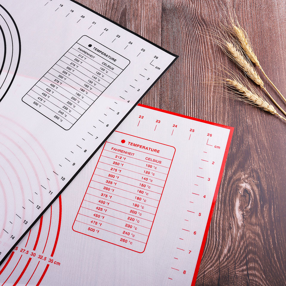 Reusable Silicone Baking Mat Eco-Friendly Mat For Rolling Dough Pad Large Non-stick Oven Patisserie Baking Accessories Tools New