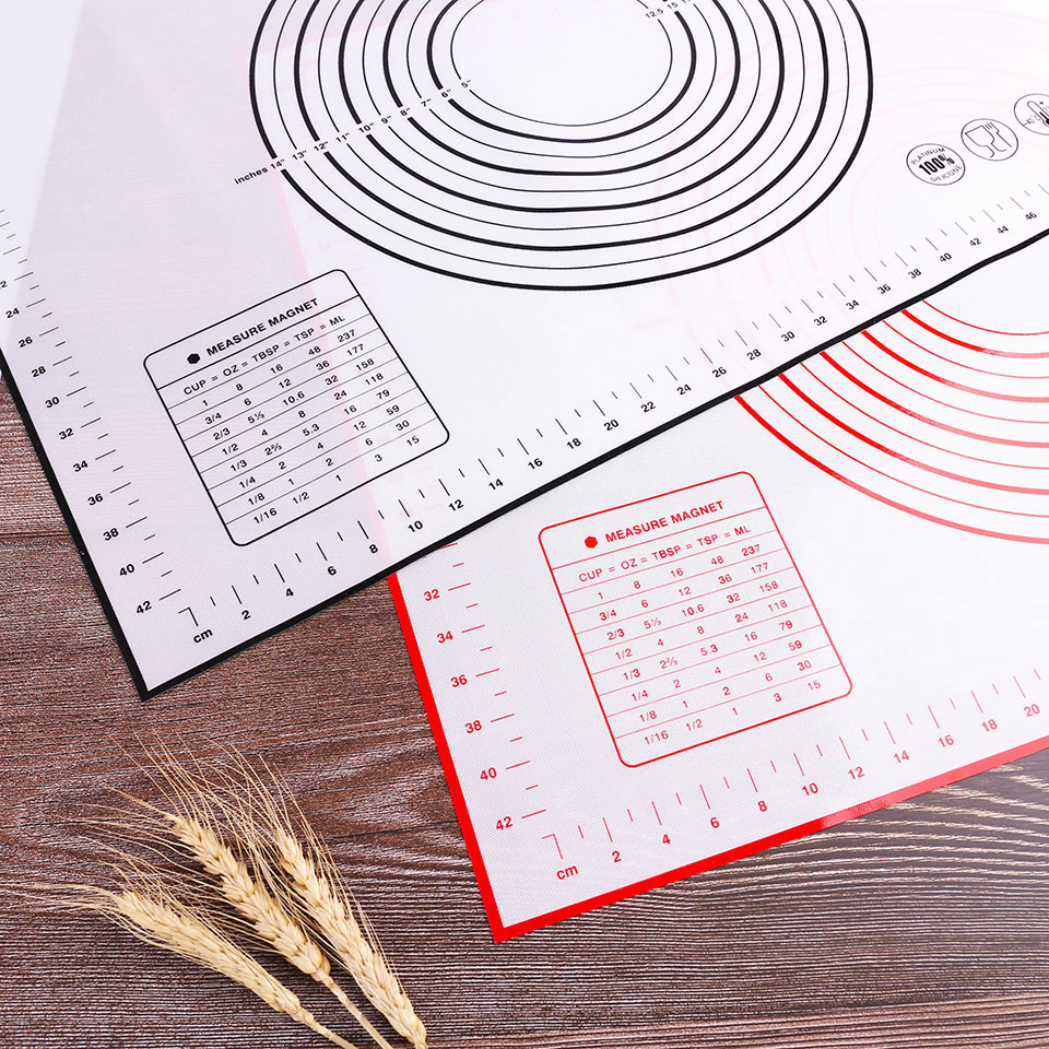 Reusable Silicone Baking Mat Eco-Friendly Mat For Rolling Dough Pad Large Non-stick Oven Patisserie Baking Accessories Tools New