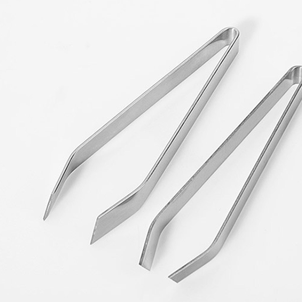 Stainless Steel Fish Bone Tweezers Remover Pincer Puller Tongs Pick-Up Seafood Tool Kitchen Tweezer
