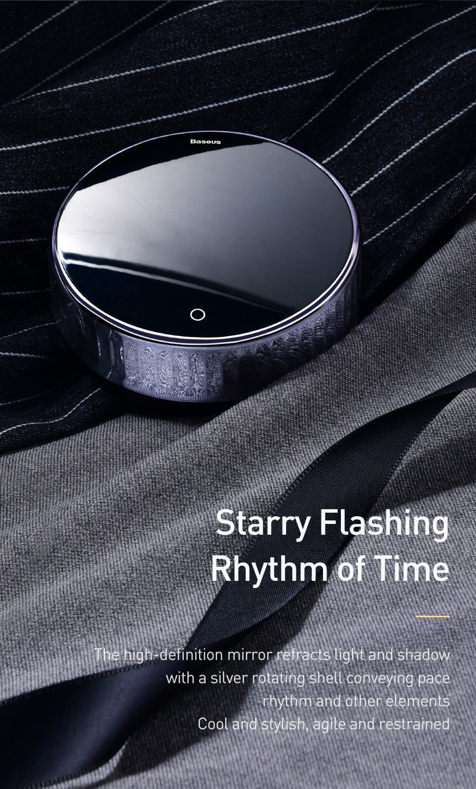 Baseus LED Digital Kitchen Timer For Cooking Shower Study Stopwatch Alarm Clock