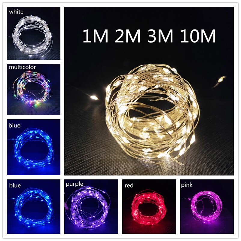 1M 2M 3M 5M 10M Copper Wire LED String Lights Christmas Decorations for Home New Year Decoration Navidad 2020 New Year 2021.