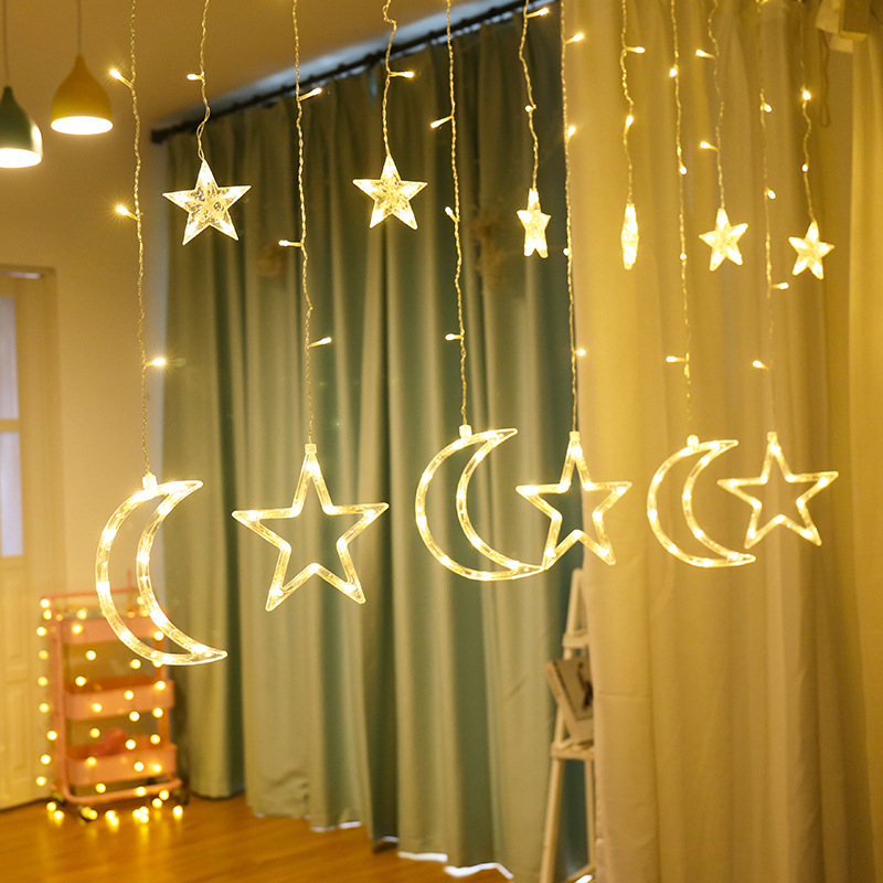Curtain Fairy String Light LED Christmas Decorations for Home Garland Xmas Light Christmas New Year 2021 Navidad Ornament Gift