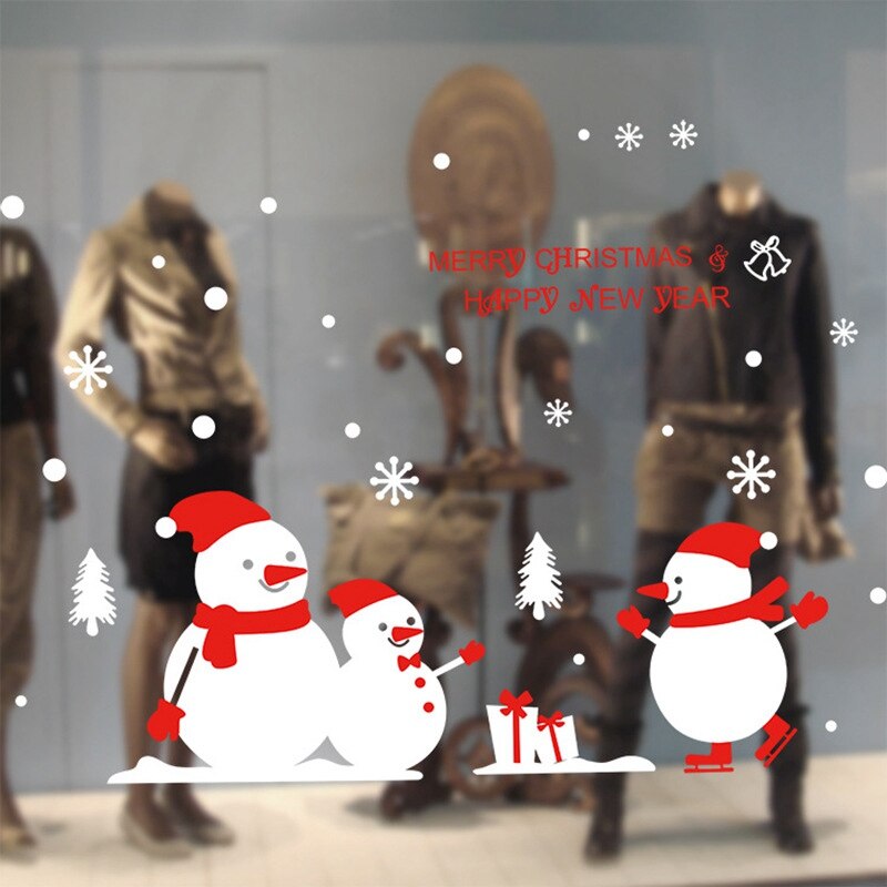 Christmas Window Stickers Christmas Decorations for Home Navidad 2020 Christmas Ornaments Xmas Party Decor Happy New Year 2021 Christmas Window Stickers Christmas Decorations for Home Navidad 2020 Christmas Ornaments Xmas Party Decor Happy New Year 2021