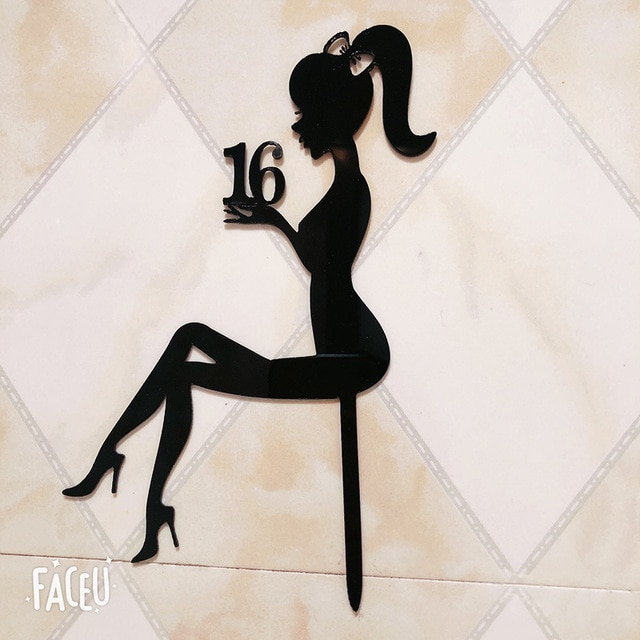 New High Heels Lady Happy Birthday Acrylic Cake Topper Wedding Girls Cake Toppers for 16 18 21 Birthday Party Cake Decorations New High Heels Lady Happy Birthday Acrylic Cake Topper Wedding Girls Cake Toppers for 16 18 21 Birthday Party Cake Decorations