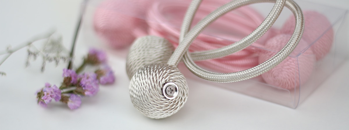 BELAVENIR 1Pc Magnetic Curtain Tieback High Quality Holder Hook Buckle Clip Curtain Tieback Polyester Decorative Home Accessorie