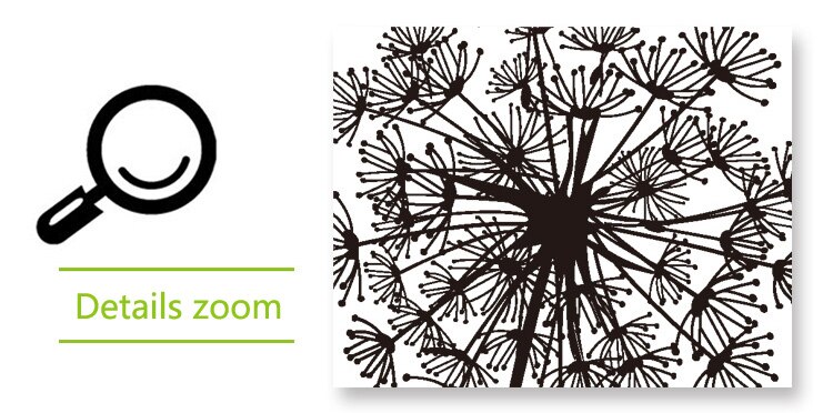 Black Dandelion Wall Sticker butterflies on the wall Living room Bedroom window decoration Mural Art Decals home decor stickers Black Dandelion Wall Sticker butterflies on the wall Living room Bedroom window decoration Mural Art Decals home decor stickers