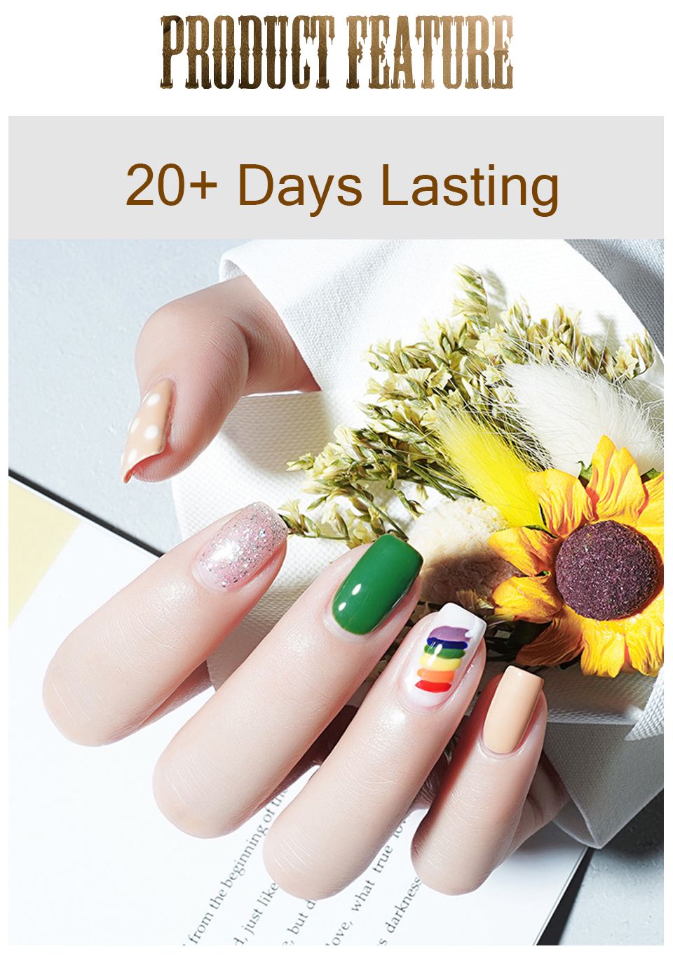 Limegirl Gel Polish Set All For Manicure Semi Permanent Vernis Top Coat UV LED Gel Varnish Soak Off Nail Art Gel Nail Polish