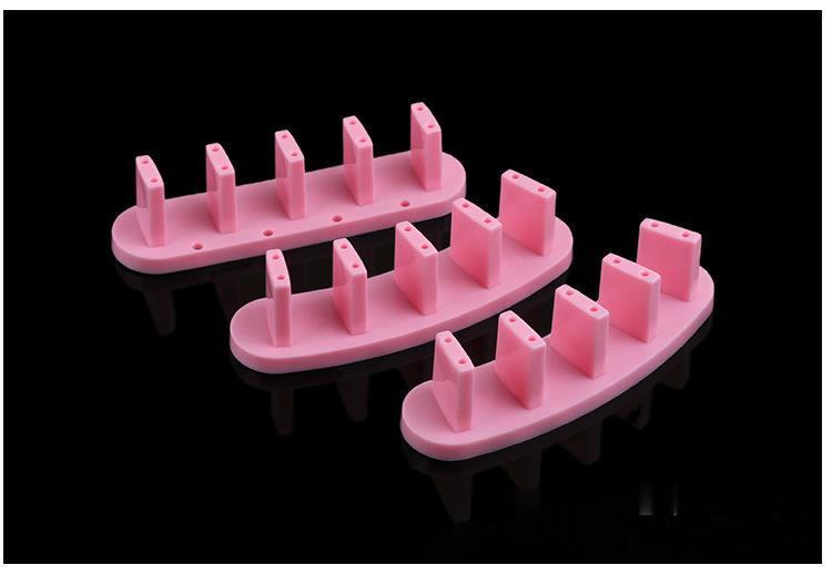 White ABS Double Layer French Powder Box Recycled Nail Powder Storage Box Portable Infiltration Powder Container Nail Tool D302