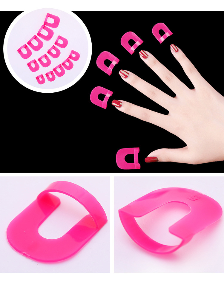 White ABS Double Layer French Powder Box Recycled Nail Powder Storage Box Portable Infiltration Powder Container Nail Tool D302