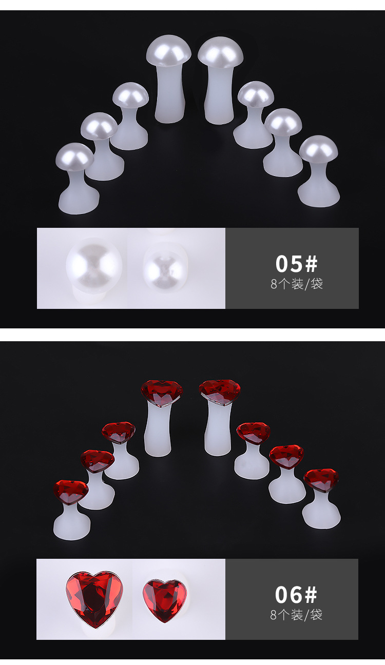 White ABS Double Layer French Powder Box Recycled Nail Powder Storage Box Portable Infiltration Powder Container Nail Tool D302