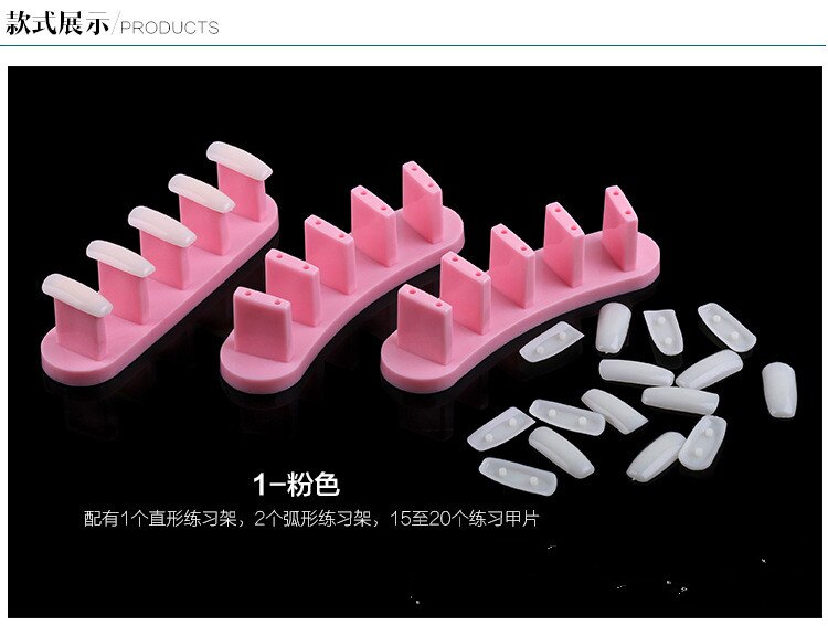 White ABS Double Layer French Powder Box Recycled Nail Powder Storage Box Portable Infiltration Powder Container Nail Tool D302