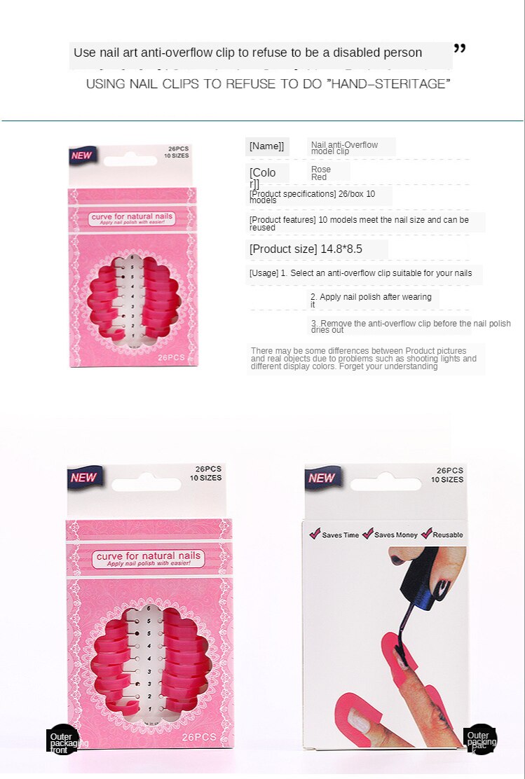 White ABS Double Layer French Powder Box Recycled Nail Powder Storage Box Portable Infiltration Powder Container Nail Tool D302