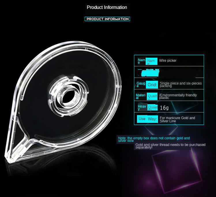 White ABS Double Layer French Powder Box Recycled Nail Powder Storage Box Portable Infiltration Powder Container Nail Tool D302