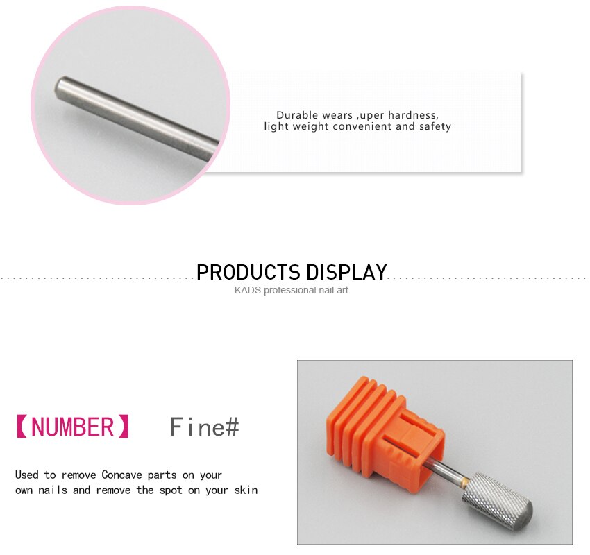 Nail Drill Bit Carbide Milling Cutters Nail Art Tool for Electric Manicure Nail Drill Machine Nails Accessories Remove gel tools