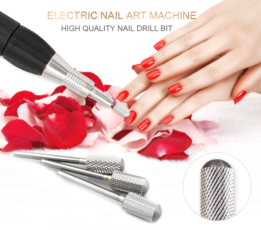 Nail Drill Bit Carbide Milling Cutters Nail Art Tool for Electric Manicure Nail Drill Machine Nails Accessories Remove gel tools