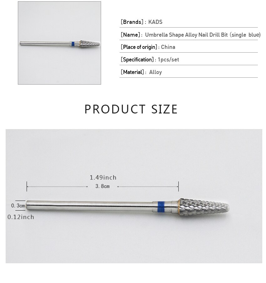 Nail Drill Bit Carbide Milling Cutters Nail Art Tool for Electric Manicure Nail Drill Machine Nails Accessories Remove gel tools