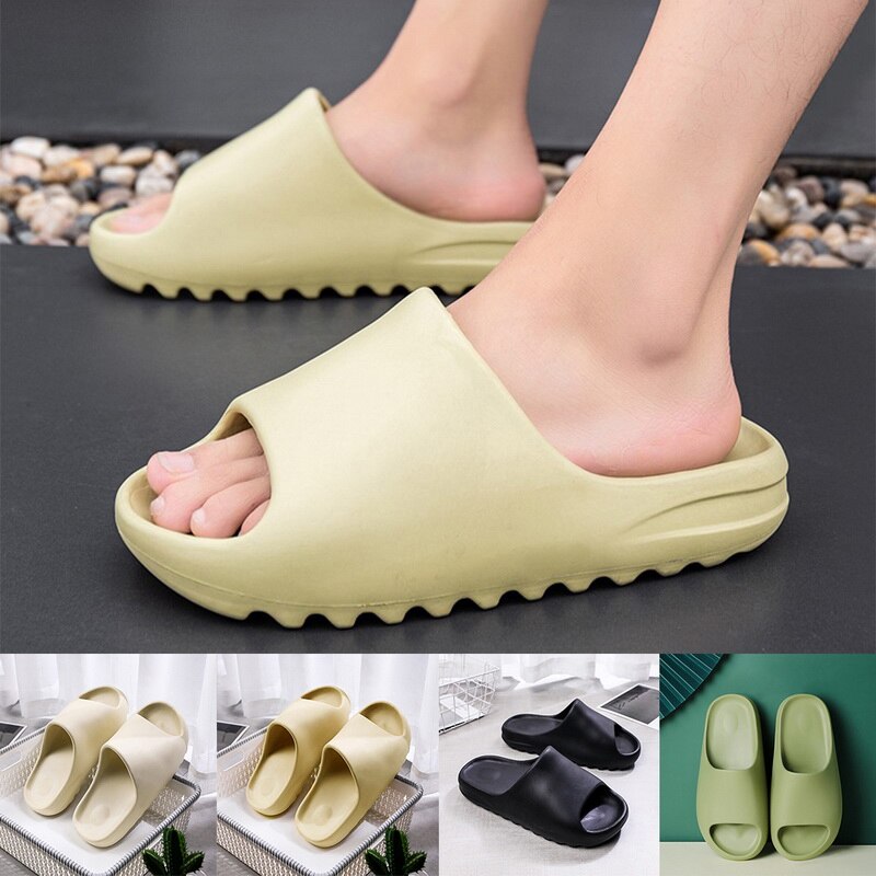 2021 New Men's Slippers Indoor Home Summer Beach Ourdoor Slides Ladies Slipers Platform Mules Shoes Woman Flats Zapatos De Mujer
