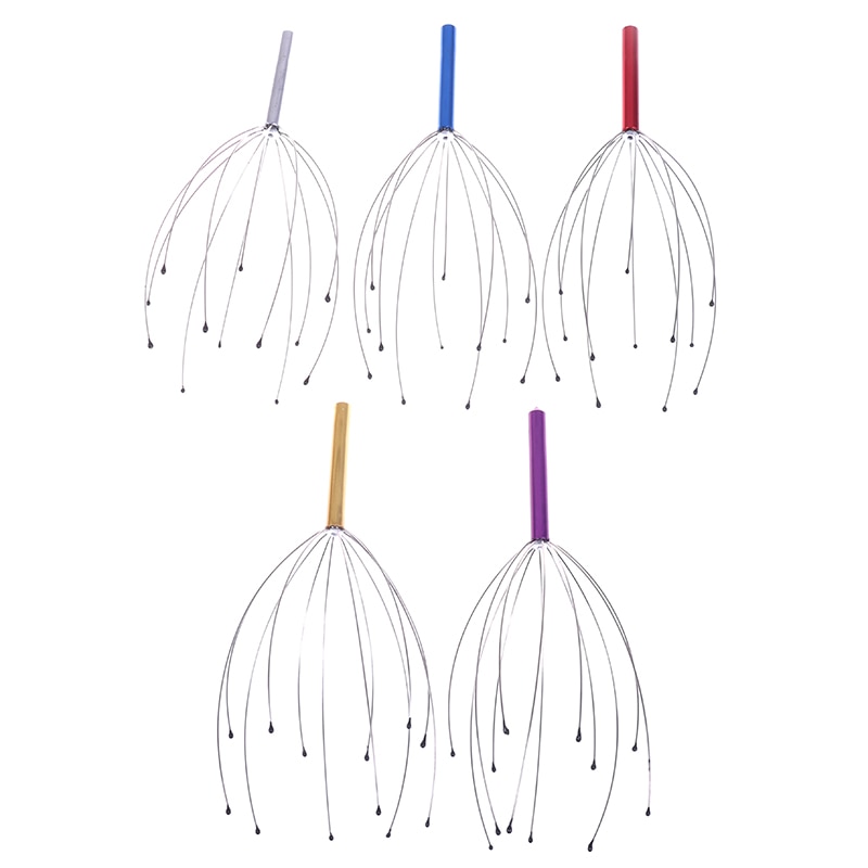 Head Relax Massager Healing Neck Claw Massage Anti-stress Pain Relief Octopus Scalp Relax Spa Headache Stimulate Blood Circulate