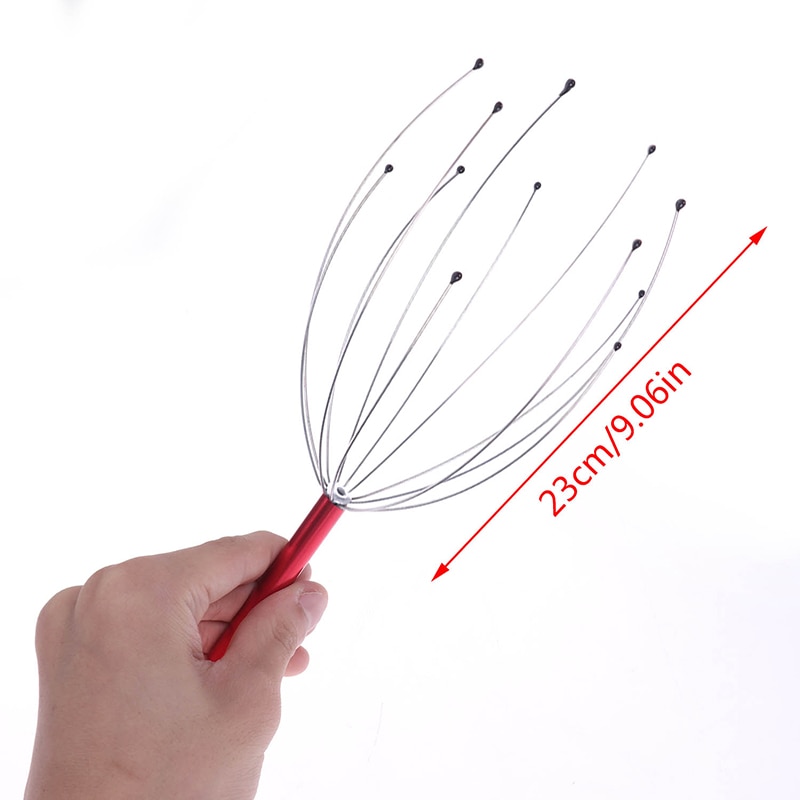 Head Relax Massager Healing Neck Claw Massage Anti-stress Pain Relief Octopus Scalp Relax Spa Headache Stimulate Blood Circulate